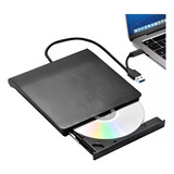 Grabadora Dvd Externo Lector Usb 3.0 Cd Tipo C