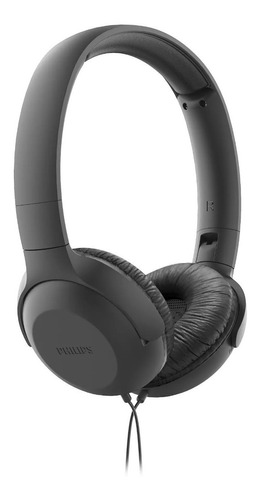 Fone Philips Headband Tauh201bk Microfone Com Fio Preto