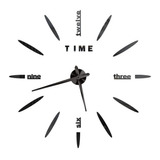 Reloj De Pared 3d Grande Diseño En Cuarzo Europeo