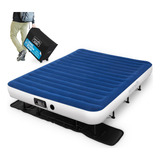 Ez - Colchón De Aire Para Cama Con Marco Y Funda Rodante, Ca