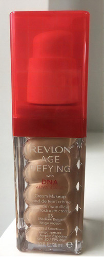 Base De Maquillaje Revlon Age Defying Dna Advantage Tono 25 Medium Beige - 30ml