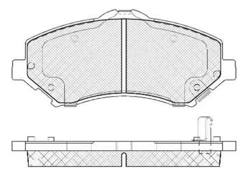 Pastillas Freno Para Volkswagen Routan 3.8- 4.0 V6 09/ Del Foto 3