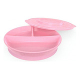 Plato Dividido Twistshake 6+m Color Rosa Pastel