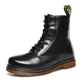 Botas De Lujo Martin Para Hombres Zapatos Casual Cuero