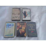 Lote De 5 Cassettes De Musica Originales De Genesis