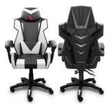 Cadeira De Escritório Gamer Best Chair Ergonômica Couro Luxo Cor Branco