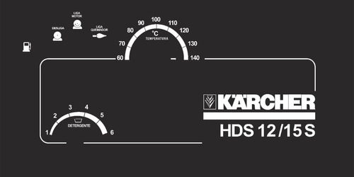 Adesivo Lavadora Karcher Hds 12/15s 50x25cm