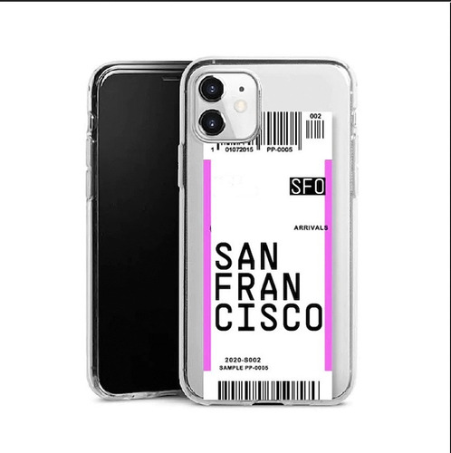 Funda Tpu Ticket Avion Ciudades Para Samsung Galaxy A32