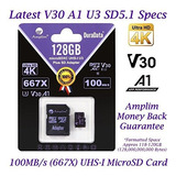 64 Gb 128 Gb Micro Sd Sdxc V30 A1 Tarjeta De Memoria Mas Ada