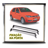 Rack Aço Teto Palio 4 Portas Travessa Bagageiro - Par Preto