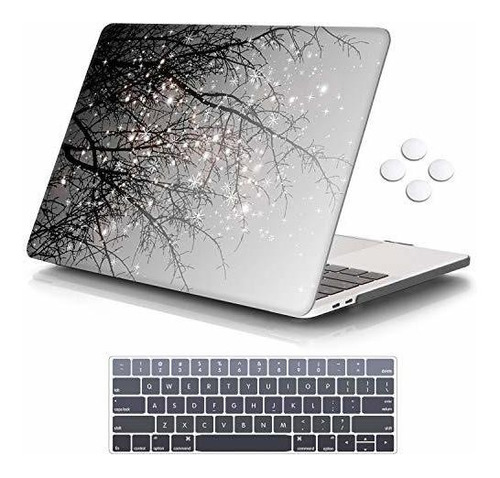 Funda Macbook Pro 13  2022-2016 + Teclado - Gris_arbol.