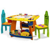 Set De Mesa Y Silla De Madera Crayola.