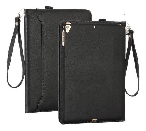 Funda Protectora De Piel Para Tableta Con Cordón Para Férula