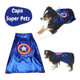 Capa Disfraz Perro O Gato Super Héroes Súper Pets Talla 2