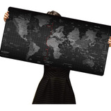 Mouse Pad De Escritorio Para Oficina 40x80 Cm | Mapa Mund...