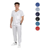 Pijama Quirurjica Uniforme Medico Jogger Hombre Algodon