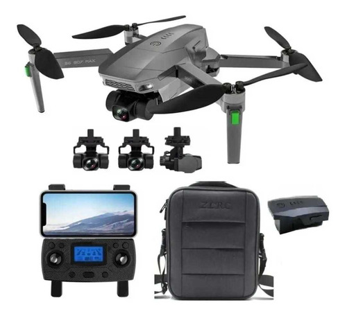 Drone Zll Sg907 Max Gps - Gimbal De 3 Eixos -1km- 2 Baterias
