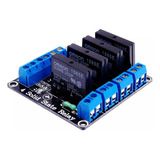 Modulo Relevador Relay Estado Solido Ss 4 Canales 2a Arduino