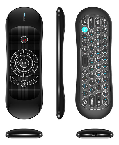 Mini Caja De Teclado, Control Remoto, Smart Tv, Pc, Control