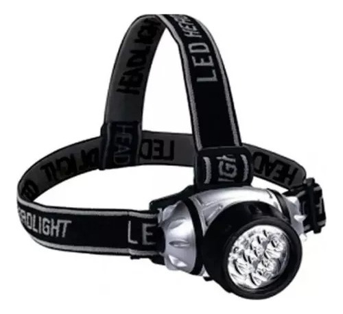 Linterna Minera 7 Led - 3 Aaa - Manos Libres Vincha Cabeza 