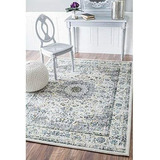 Alfombra Persa Vintage Paisley Verona, 439 X 639, Gris