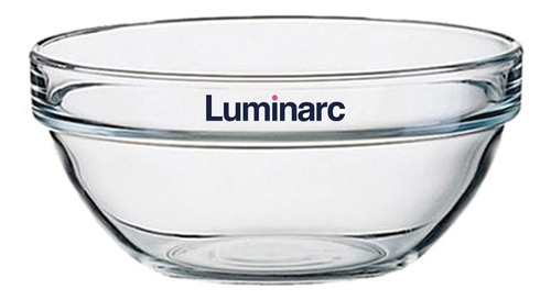 Ensaladera Bowl Luminarc Apilable Vidrio Templado 23 Cm