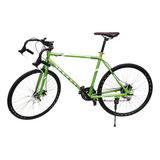 Bicicleta Speed 700c Aro 29 Disco 21 Marchas Verde - Tronos Cor Verde-limão Tamanho Do Quadro 21