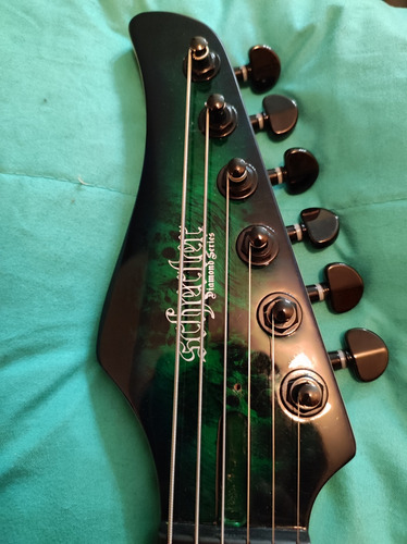 Schecter C6 Pro Aqua Burst