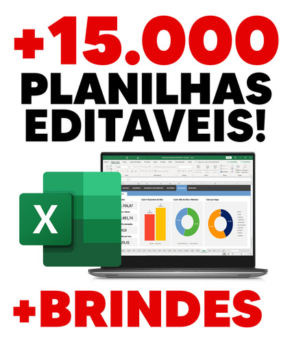 Planilha Para Calculo De Horas Trabalhadas Pack 15k Excel