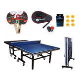 Mesa Ping Pong 18mm Sportfitness Profesional Raquetas Bolas