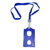 Escarapela, Porta Carnet Vertical Azul Paq X10 + Cinta