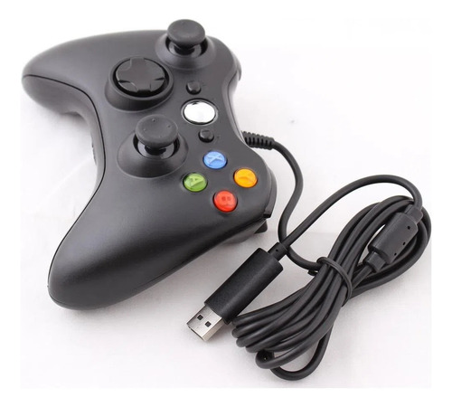 Control Xbox 360 - Pc Alambrico Analogos Ergonomico