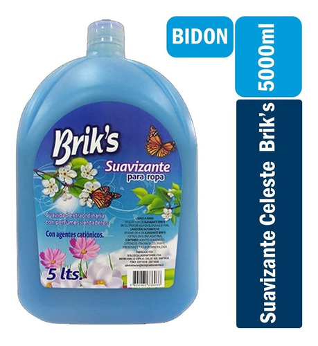 Suavisante Liquido Concentrado Brik´s 5 Litros