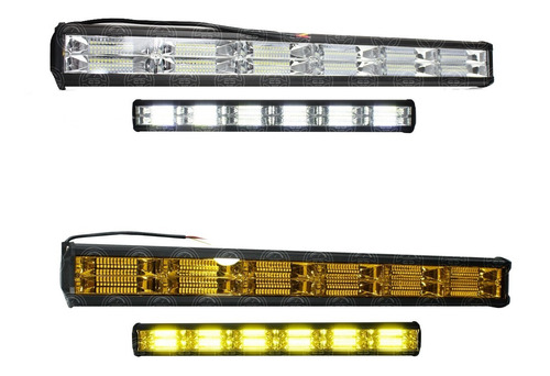 Barra 144 Led Auxiliar Con Estrobo Flood Jeep 4x4 432w F1