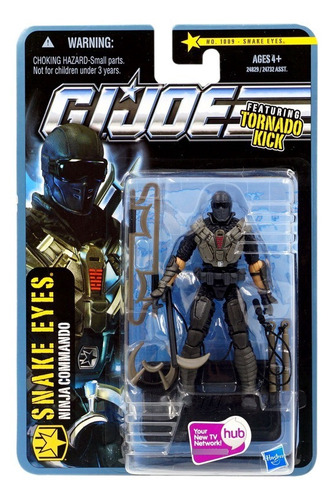 Gi Joe Pursuit Of Cobra Snake Eyes Ninja Tornado Kick