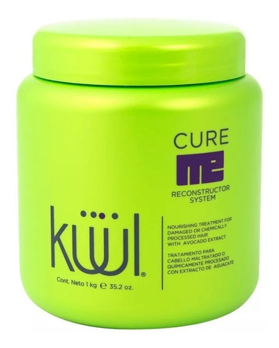 Tratamiento Cabello Kuul Cure Me Aguacate Restaurador 1 Kg