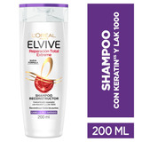 Shampoo Elvive Reparación Total Extreme Keratin Xs - 200ml