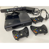 Console Xbox 360, Com Kinect E 3 Joystick, Usado