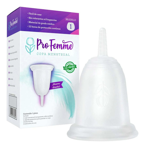 Profemme Copa Menstrual Mediana Reciclable / Modelo 1