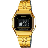 Reloj Casio Ladies La680wga-1b De Cuarzo De Metal Dorado