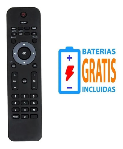 Control Remoto Compatible Con Philips 32pfl3000/f8 Smart Tv