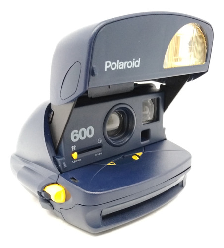 Câmera Polaroid 600 Express Blue And Yellow Colecionador