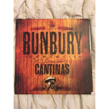 Vinilo Doble Bunbury Licenciado Cantinas Incluye Cd.