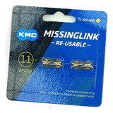 2 Power Link Kmc 11v Gold Dourado Emenda Rápida Corrente Bik