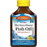 El Aceite De Pescado 1600 Mg Omega-3, Carlson,  200 Ml