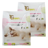 Arena Para Gato Green Pet, Natural Y Biodegradable 18kg
