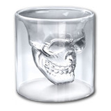 Copa Shot Calavera Craneo De Cristal 25ml Licor Skull