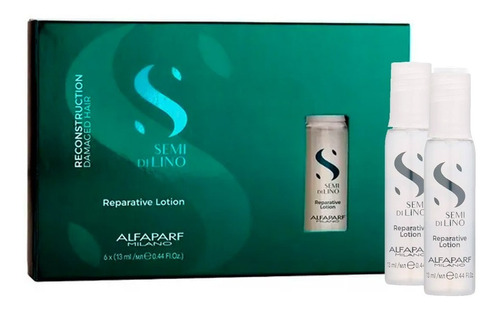 Ampollas Reestructurante Lotion Semi Di Lino Alfaparf X6