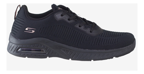 Tenis Mujer Negro Running Skechers Bob Sport 117378 Negro~