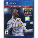 Ps4 Fifa 18 Includes 500 Fifa Ultimate Team Points